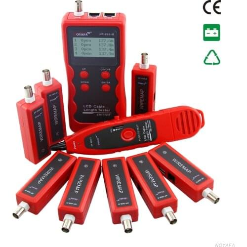 NOYAFA NF-868W English Version Lan Tester Lan Cable Tester UTP Cable Tester For RJ45 RJ11 BNC USB Telephone Phone Wire Tracker