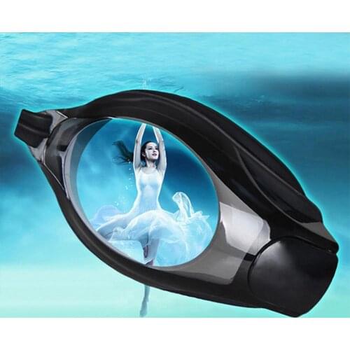 Professional Silicone Myopia Swimming Goggles Unisex And UV Anti-Fog Swimming Earplugs Glasses With Clips Nose G7R2