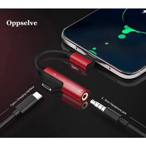 Aux 3.5 Audio Splitter Headphone Cable for Xiaomi Mi 9 SE USB Type C Converter Earphone Audio Cable for Huawei Mate P30 P40 Pro