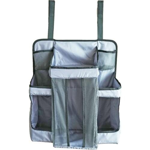 Practical Baby Crib Diaper Cream Storage Lotion Hanging Shelf 8 Compartments Attaching to the changing table, dresser or wall