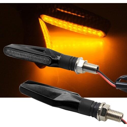 Universal 12V Motorcycle LED Turn Signal Indicator Blinker Light Amber For Suzuki GS500E GSX1250 F/SA/ABS for 200 RC200