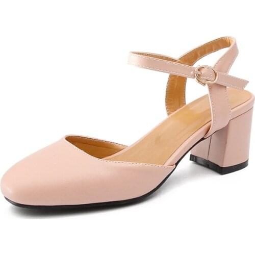 2018 summer sandals with Roman size code 32-45 thick with baotou female shoes 1838