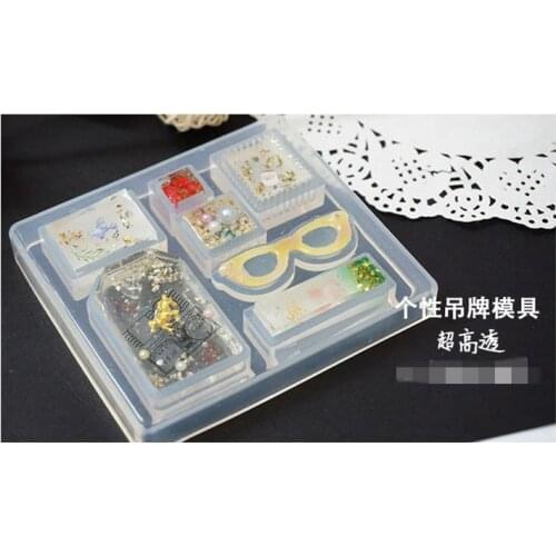 Liquid Silicone Pendant DIY lanugo Mold Pendant Jewelry Making Tool Resin Accessories Home Crafts resin molds for jewelry