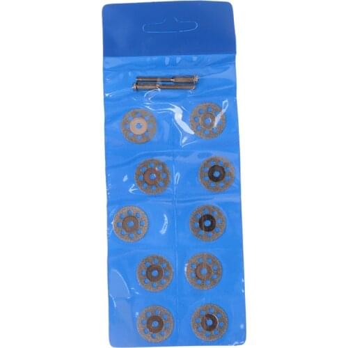 10pcs 20mm Diamond Grinding Wheel Mini Circular Saw Cutting Disc Diamond Abrasive Disc Rotary Tool