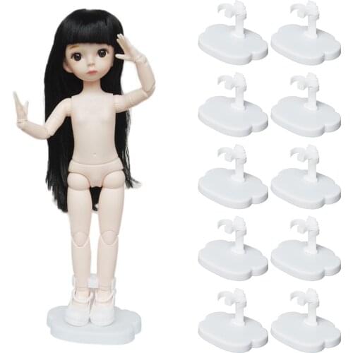 10 Pack of Doll Stands Kids Toys Accessories 12 Inch Dolls Display Holder Suitable for 12'' Dolls