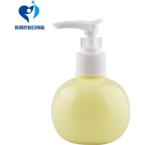 120ml Round Ball Button Clip Plastic Bottle Lotion Emulsion Pump Shampoo Free Shipping Refillable Empty Cosmetic Container