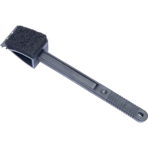 3 in 1 Barbecue Cleaning Brush Durable BBQ Grill Cleaner Steel Wire Sponge Shovel Set Outdoor Cooking Tools 1Pcs