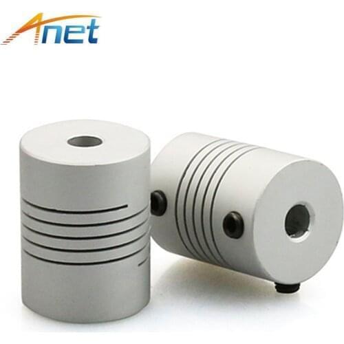 5Pcs/Lot Aluminum alloy elastic Coupling Stepper Motor Flexible Coupler shaft For MakerBot RepRap Mendel I3 Printer 3D Printer