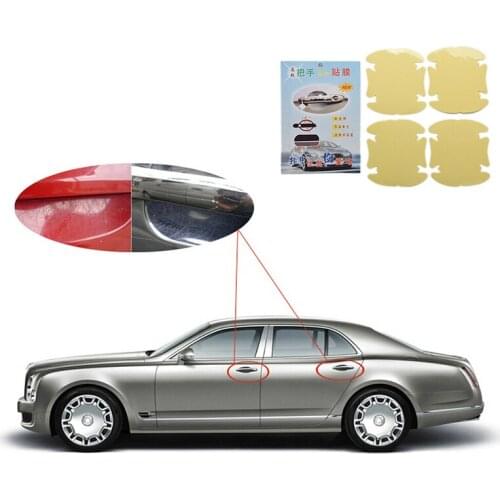 8/12/16 X Transparent PVC Door Handle Scratch Protector Film for Car