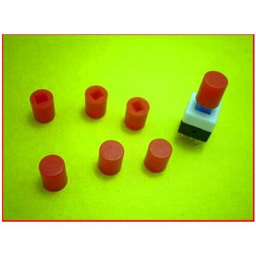Free Shipping!!! 10pcs 8 * 8 self-locking switch hats / caps touch switch / 7X7 button cap / Electronic Component