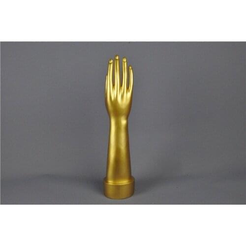 Free Shipping!! High Quality Golden Hand Mannequin Glove Mannequin Hand Manikin Hot Sale