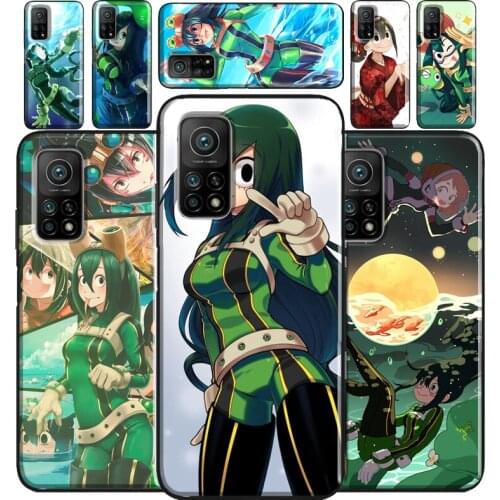 Asui Tsuyu Boku no My Hero Academia For Xiaomi Mi 11 Case Cover Note 10 Lite 10T Phone Cover For Poco X3 Pro M3 F1 F2 F3 Case