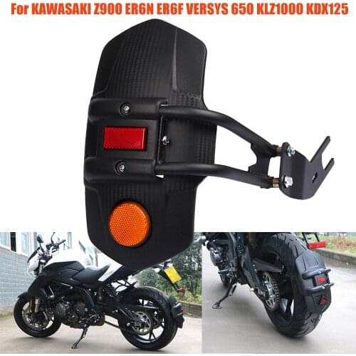 For KAWASAKI Z900 ER6N ER6F KDX125 KLZ1000 VERSYS 650 Motorcycle Rear Tire Hugger Fender Mudguard Mud Flap Mudflap Splash Guard