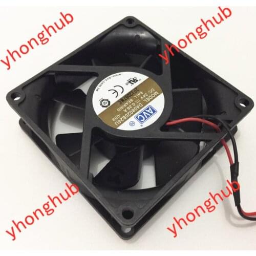 AVC DA08025B24U 059 Server Cooling Fan DC 24V 0.26A 80x80x25mm 2-wire
