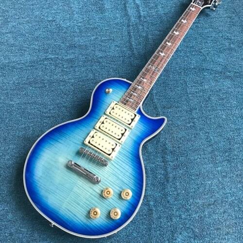 Free delivery, tiger maple top, 3 pickup trucks Electric guitar, ，rosewood fingerboard , high quality electric guitar