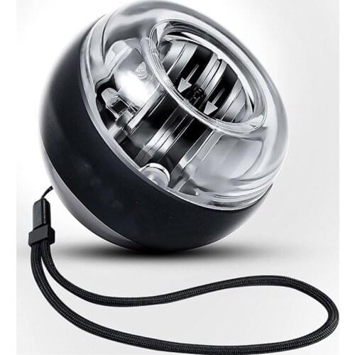 Fitness Machine Self-starting Rotating Wrist Power Ball Apparatus Hand Arm Muscle Weight Exercise Relaxation Trainer With LED Li