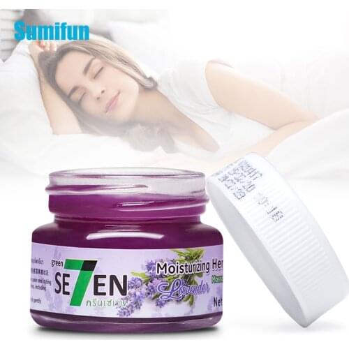 20ml Thai Lavender Cream Ointment Headache Dizziness Mosquito Bites Antipruritic Essential Balm Cream For Improve Sleep P0082