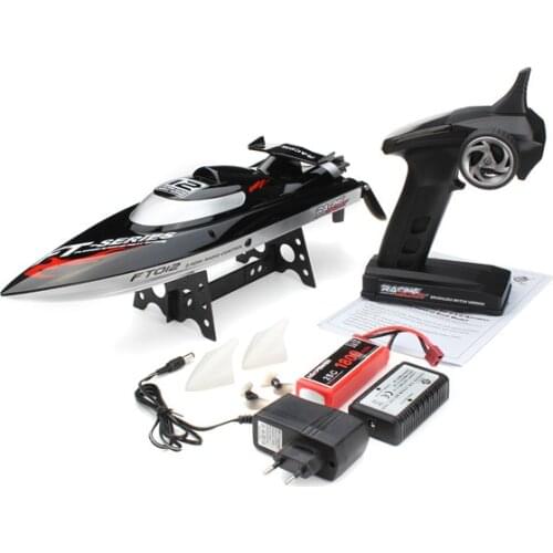 45KM/H,Free Shipping Hot Sale 100% Original FT012 Upgraded FT009 2.4G Brushless RC Boat remote control boats for kid toys