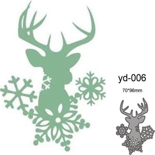 Metal Cutting Dies Cut Mold Animal deer Decoration Scrapbook Paper Craft Knife Mould Blade Punch Stencils