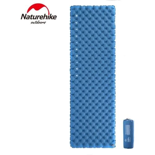 Naturehike 2019 NewThickness 8cm Double-Airbag Camping Air Mattress Nylon TPU Camping Inflatable Mat Tent Picnic Sleeping Mat