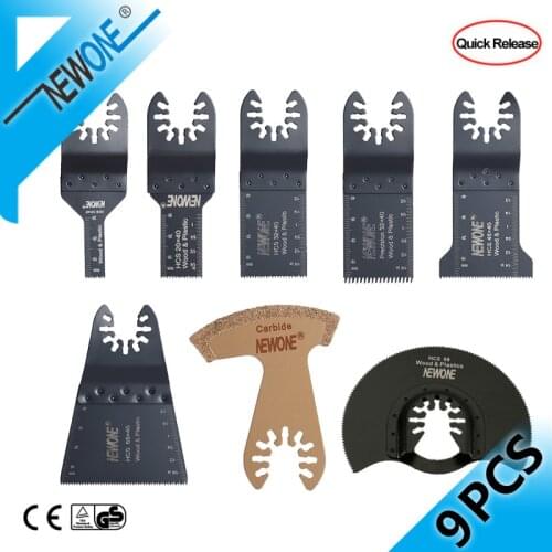 NEWONE Quick Change Saw blade Multi Oscillating Saw Blades Accessories for Metal Fit For Cut wood PVC