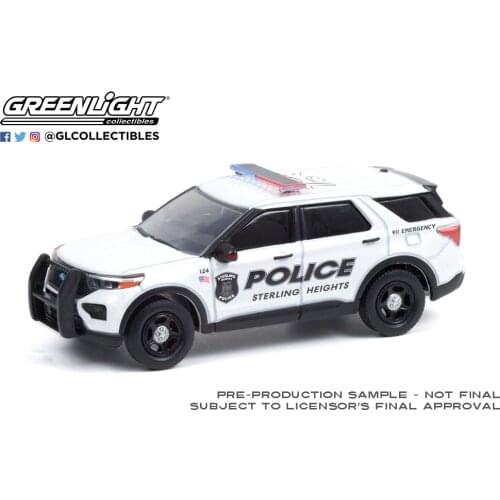 NEW GreenLight 1:64 2020 Ford interceptor detective car limited Collection diecast simulation model car toys