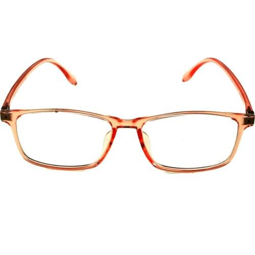 Retro Reading Glasses Rectangular Orange Frame Optical Eyeglasses for Ladies Women Ultralight+1 +1.5 +2 +2.5+3 +3.5 +4