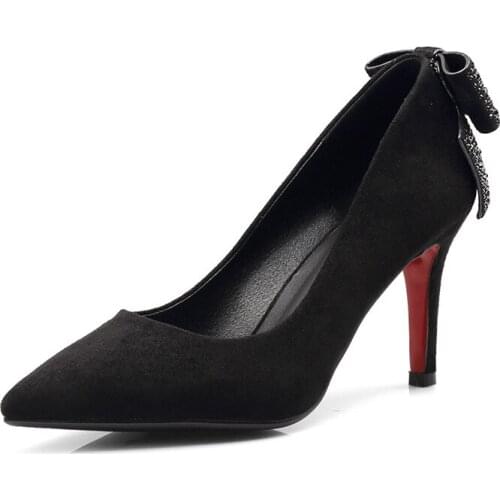 18 years in the spring and autumn period and the sexy high heel with suede 40-43 red bride shoes of 1843