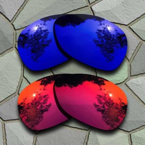 Violet Blue&Violet Red Sunglasses Polarized Replacement Lenses for Oakley Crosshair 2012