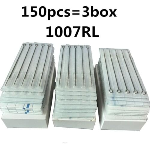 150pcs/Lot Professional Tattoo Needles 7RL Disposable Assorted Sterile 7Round Liner Needles For Tattoo Body Art Free Shipping