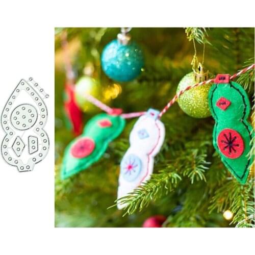 Christmas Pendant Metal Cutting Dies for Scrapbooking Handmade Tools Mold Cut Stencil New 2021 DIY Card Make Mould Model Craft