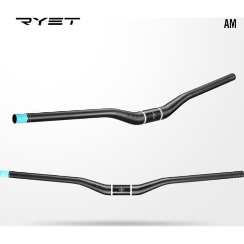 2021 RYET Down hill bike UD full carbon fibre handlebar carbon Downhill Mountain bicycle rise handlebars 35*800mm