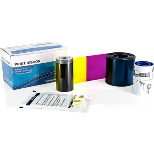 Compatible 534000-002 ribbon YMCKT 250 Images for Datacard card printer SP25 SP35 SP55 SP75