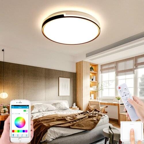 Modern round LED bedroom living room ceiling lamp balcony study multicolor lighting lamp hotel corridor eye protection