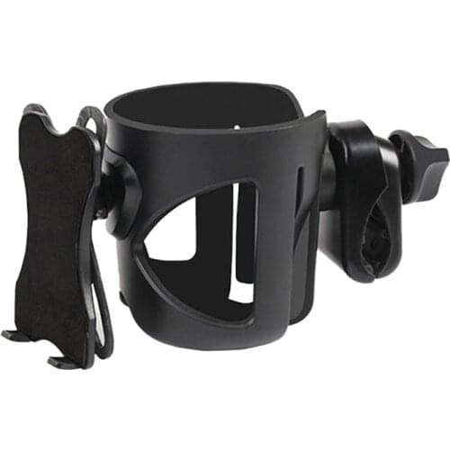 Bike Cup Holder Bicycle 2-in-1 Bottle Bracket Plastic Portable Water Bottle Cages Universal Rotation Cup Drink Holders H3CA