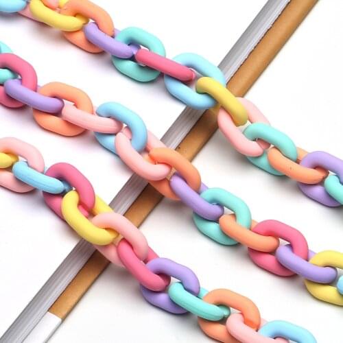 2020 Bohemian Summer Style Glasses Chain Women Fashion Candy color Acrylic Eyeglass Chains Resin Reading Adjustable Lanyards