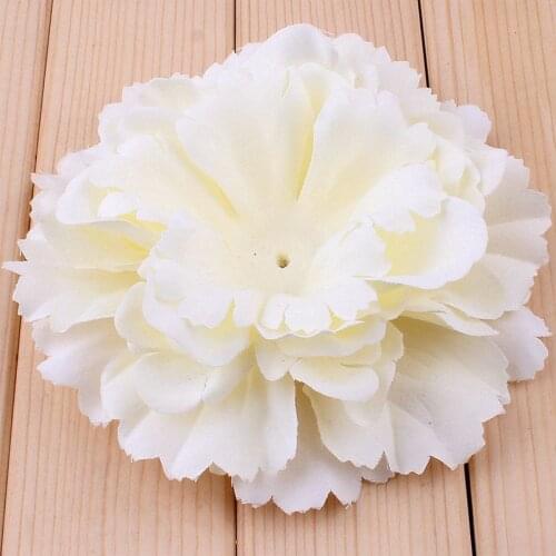 1 Piece Size 11cm Fabric Flower Artificial Big Peony Flower Handmade DIY Girl Headdress Baby Hair Belt Flower Cloth Accessories
