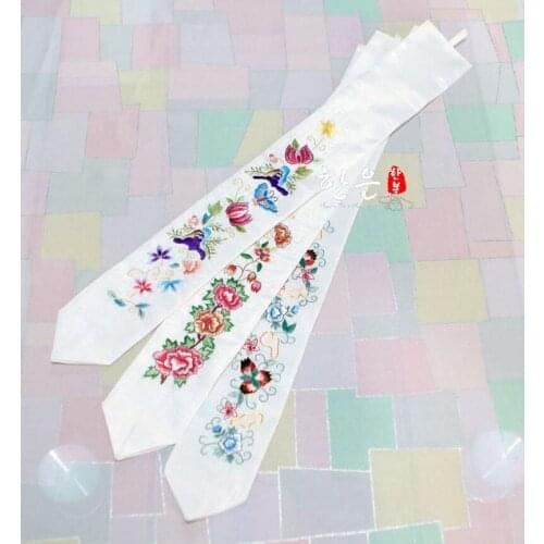 2021 Fashion Embroidered Tears Streamer Hanbok Ornaments Childrens Hanbok Pendant