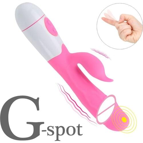 30 Speeds G Spot Dildo Vibrator Female Masturbator Clitoris Stimulator Double Vibration Realistic Penis Sex Toys For Women
