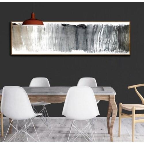 RELIABLI Abstract Posters Ink And Wash Color Block Pictures Bedside Painting Wall Art For Living Room Hotel Modern Home Decor