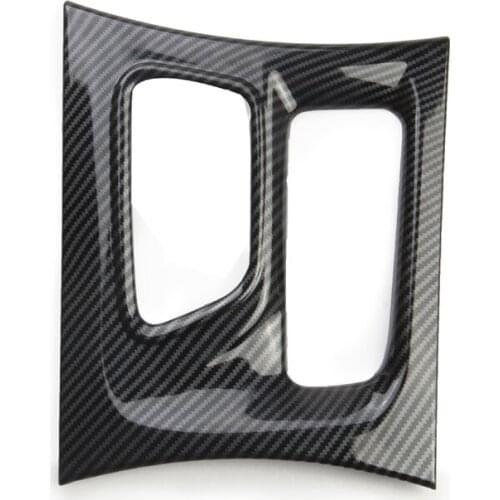 Car Carbon Fiber Center Console Gear Shift Trim Panel for 2015-2020 Dodge Charger Accessories