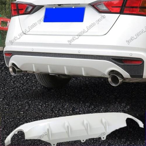 Auto Accessory Exterior decoration Trim White Car Bumper Fit Rear Board Guard trim 1pcs Fit for Nissan Teana Altima 2019