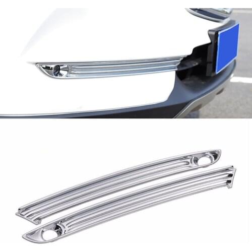 For Mazda CX5 CX 5 CX-5 KF 2017 -2020 ABS Chrome Front Fog Lamps Cover Trim Car Accessories Styling