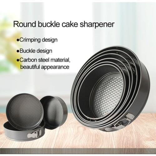 Baking Tool Removable Bottom Non-Stick Metal Bake Mould Round Cake Pan Bakeware Carbon Steel Cakes Molds Kitchen Accessories