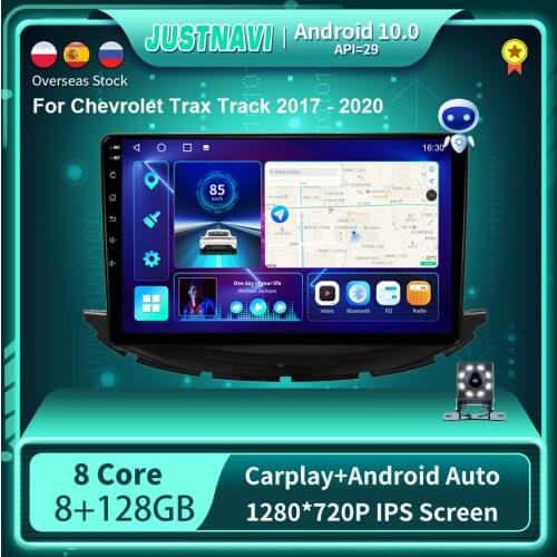 OKNAVI Android 10.0 Car Radio Player For Chevrolet Trax Track 2017 2018 2019 Navigation GPS WIFI Carplay Stereo Auto 6G 128G 9"