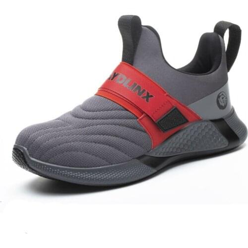 Unisex Indestructible Men Work Safety Shoes Light Non-Slip Sneakers Men Steel Toe Puncture Proof Air Mesh Light Safety Boots