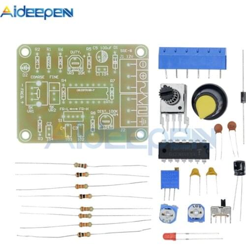 1 Set DC 12V ICL8038 Monolithic Function Signal Generator Module DIY Kit Sine Square Triangle Square Wave Electronic Board