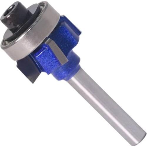 2020 New 6mm Shank Router Bit R1/R2/R3 4 Teeth Edge Trimmer Woodwork Milling Cutter Knife