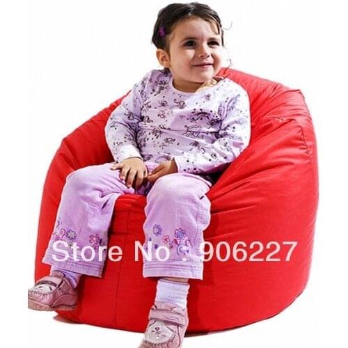 The original!! Junior seat, red bean bag chair, outdoor waterproof BALL Design beanbag recliner sofa - free shipping