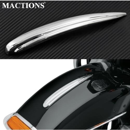 Motorcycle Front Fender Trim Chrome For Harley Touring Road Glide FLTRX Street Glide FLHX Sportster XL Dyna Softail Slim FLSL